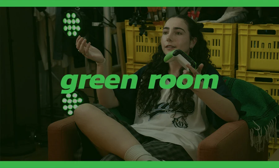 Charli Lucas in the Green Room
