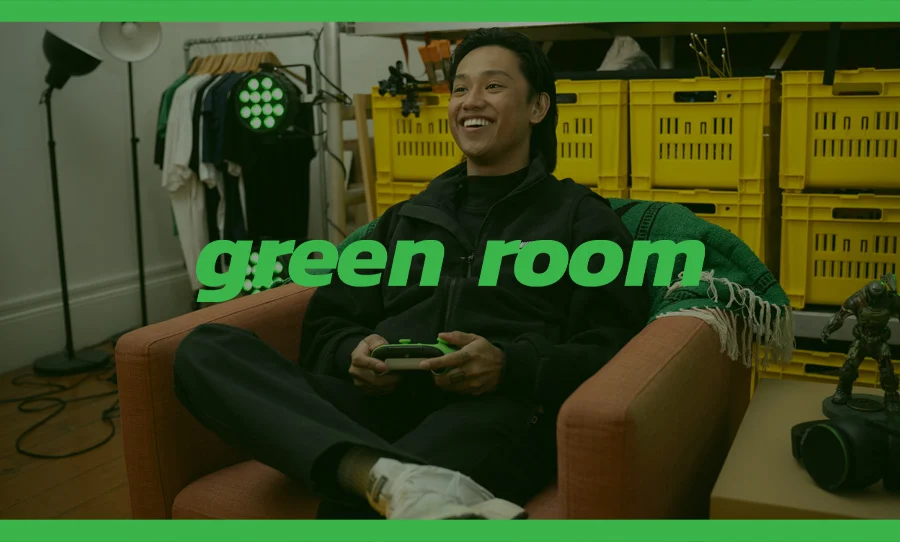 Squid The Kid in the Green Room